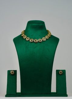 Meenakari Kundan Necklace Set