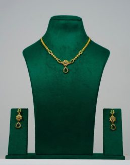 Ruby AD Pendant Necklace Set